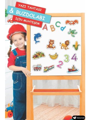 Renklime Manyetik Hayvanlar Seti – Çocuklar Için Eğitici Mıknatıslı Oyuncak