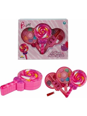 Renklime Lolipop Şekilli 2 Katlı Makyaj Güzellik Seti