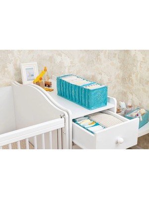 Renklime Baby Akordiyon Organizer Çekmece Düzenleyici Medium (Yeşil) - 04096