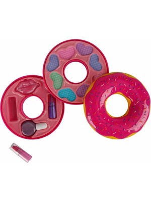 Renklime Donut Şekilli 2 Katlı Makyaj Güzellik Seti