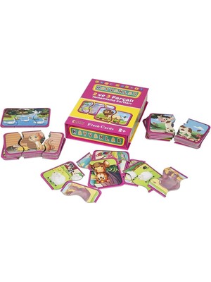 Renklime 1185 Dıytoy Flash Cards - Hayvanlar / + 2 Yaş