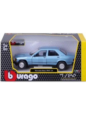Renklime Bburago 1/24 A 1987 Mercedens Benz 190E