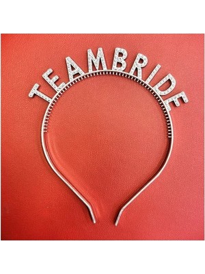 Renklime Gümüş Renk Team Bride Taç – Gelin ve Nedime Tacı