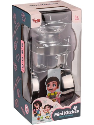 Renklime 683G-2 Çelik Tencere Tava Seti 7 Parça -Vardem Oyuncak