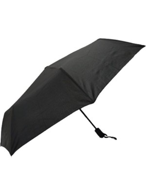 Normadia Şık Siyah Otomatik Katlanabilir Şemsiye, Günlük Kullanım Için Mükemmel