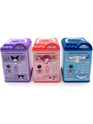 Renklime Kuromi ve Arkadaşları Şifreli Atm Kumbara