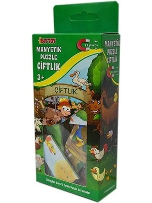 Renklime 1345 Manyetik Çiftlik Puzzle