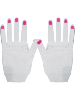 Datatek Kısa Beyaz File Eldiven