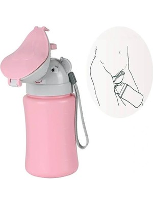 Renklime Portatif Çocuk Pisuarı Lazımlık Kız