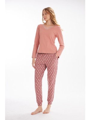 Lilian L40321W Laces Dream Kadın Pijama Takımı