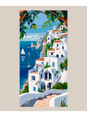 Maisonette Santorını Plaj Havlusu