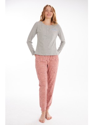 Lilian L40360W Beautiful Love Kadın Pijama Takımı
