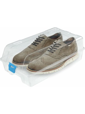 Norino Sağlam Plastik 10 Adet Erkek Ayakkabı Kutusu