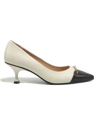 Nine West Acacıa 6fx Krem Kadın Topuklu Ayakkabı