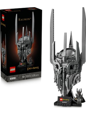LEGO Icons Yüzüklerin Efendisi: Sauron'un Miğferi 11373 - Yetişkinler Için Minifigür Içeren Yaratıcı Model Yapım Seti (538 Parça)