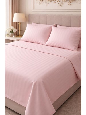 Onaltı Tekstil Çift Kişilik Pamuk Saten Nevresim Takımı