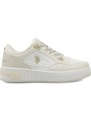 U.s. Polo Assn. Cypher 6fx Bej Kadın Sneaker