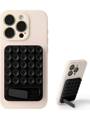 Özgürce Yumuşak Silikon Dikdörtgen Vantuzlu Telefon Tutucu Stand