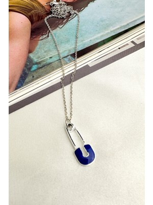 Modex Ince Zincir Detay Minimal Çengelli Iğne Kolye (Zincir 40CM)