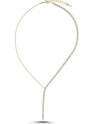 Merano Design 3mm x Gold Su Yolu Kolye