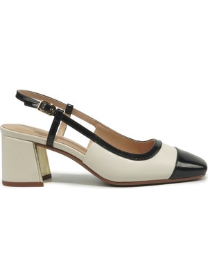 Nine West Acalena 6fx Kırık Beyaz Kadın Topuklu Ayakkabı