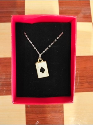  maça ası şanş kolyesi