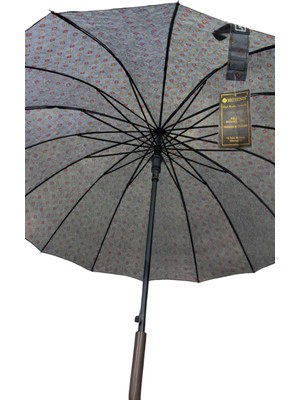 Rubenis 16 Telli Otomatik Şemsiye, Premium Baston Saplı, Şık ve Dayanıklı