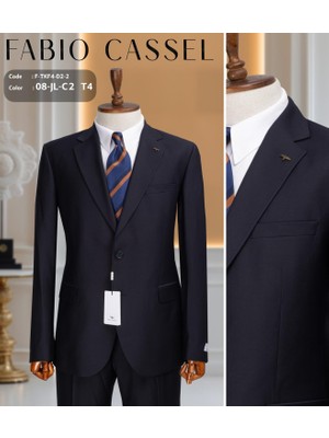 Fabio Cassel Erkek Çift Düğme Klasik Kesim Takım Elbise