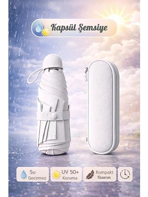 Normadia Otomatik Açılır Mini Rüzgarlı Taşıma Kılıflı Şemsiye