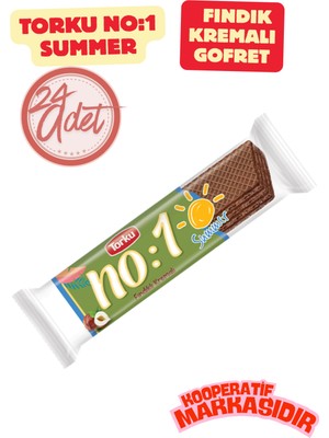 Torku No:1 Summer Fındıklı Gofret 32G x 24 Adet