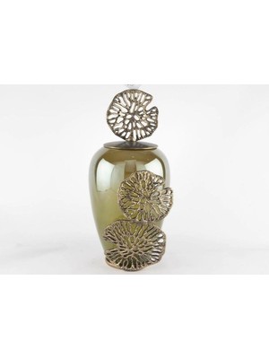 Mikasa Moor Yeşil Cam Nergis Figürlü Obje 44X20CM