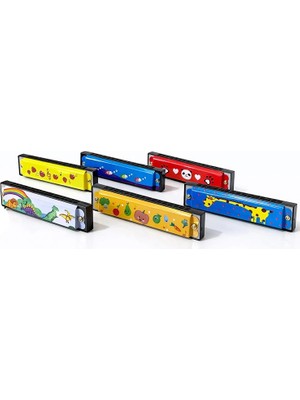 Renklime Desenli Metal Mızıka