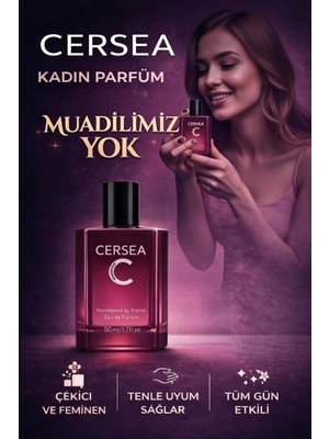 CERSEA Deluxe Afrodizyak Etkili Çekici Kadın Parfüm 50 ml – Dikkat Çeken Akılda Kalan Imza Koku