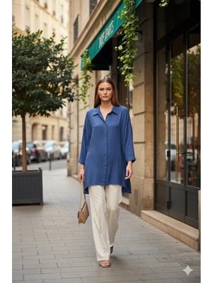 Nuss 3001 Gömlek - Indigo