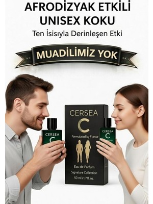 CERSEA Deluxe Afrodizyak Etkili Çekici Unisex Parfüm 50 ml – Kalıcı ve Dikkat Çeken Imza Koku