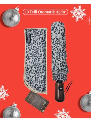 Rubenis 10 Telli, Kırmalı, Su Tutmaz, Hafif, Güçlü, Modern ve Şık Tasarımlı Şemsiye