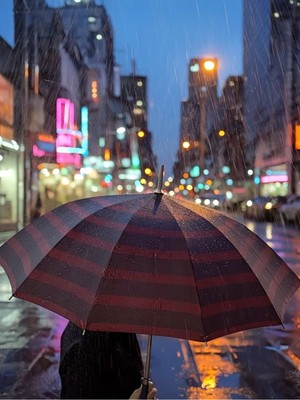 Normadia Dayanıklı 12 Telli Büyük Şemsiye, Rüzgâr ve Yağmura Karşı Güçlü Koruma