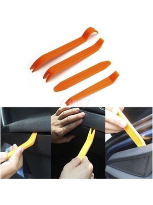 Özgürce 4 Parça Oto Iç Panel ve Teyp Sökme Aparat Seti, Kolay Montaj