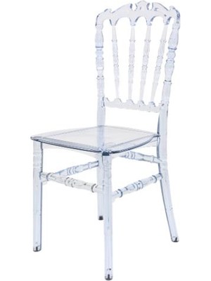 Norino Mandella Karmen Şeffaf Kırılmaya Dayanıklı Sandalye Model 9 (1 Adet)