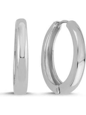 Merano Design Bold Rhodium Küpe