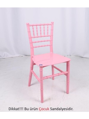 Norino Sağlam Plastik Mandella Trend Çocuk Sandalyesi Pembe