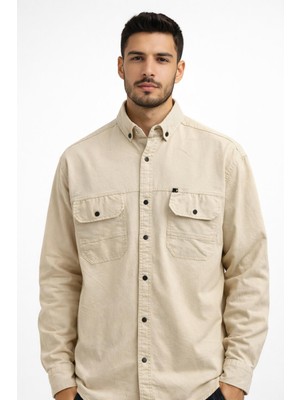 Classics Men Fc Zero Uzun Kol Slim Fit Erkek Kot Gömlek - 7538
