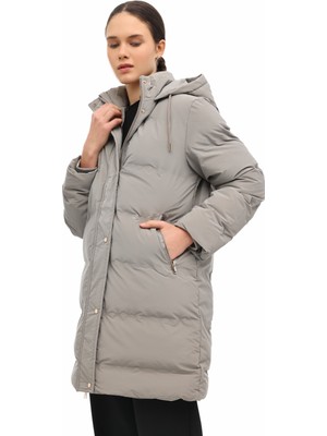 Lumberjack Wl 3crown 5pr Vizon Kadın Uzun Kaban