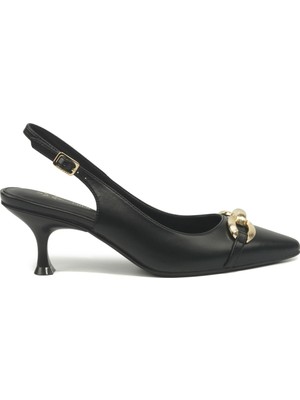 Nine West Acade 6fx Siyah Kadın Topuklu Ayakkabı