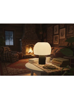 Piccomino Dome Mantar Dekoratif Abajur