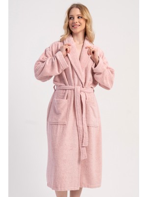 Vienetta Pamuklu Kadın Bukle Sal Yaka Uzun Kol Uzun Bornoz, 161870