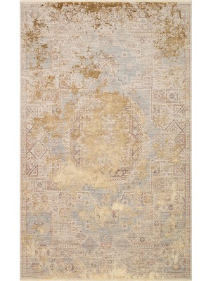 Akbel Halı La Paz LPZ03 Camel Özel Boyama Teknikleri ile Üretilen Yüksek Kaliteli Sık Dokuma Modern Salon Halısı