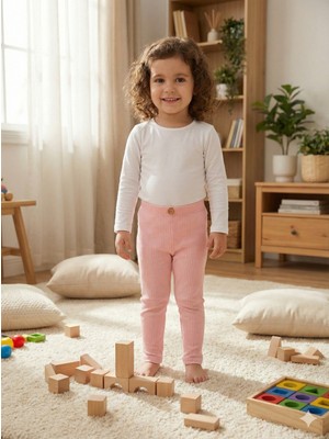 tinytrends Unisex %100 Pamuk Bebek&çocuk Tayt
