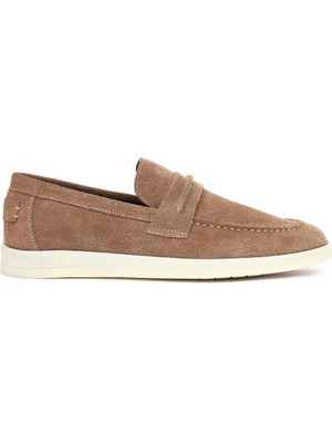 Derimod Erkek Vizon Süet Deri Loafer 26SFD680910