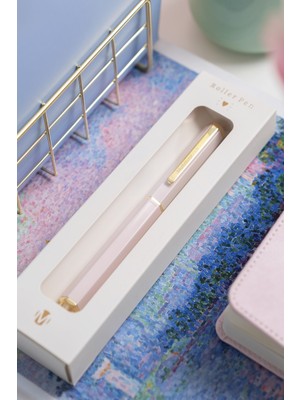 Matt Notebook Premium Roller Kalem Pembe RP27